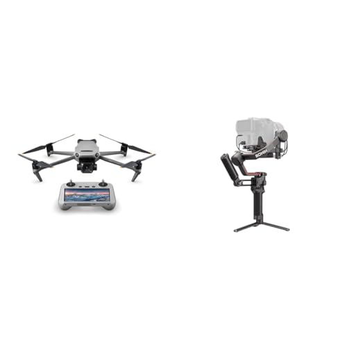 DJI Mavic 3 Classic (DJI RC) - Kameradrohne, 4/3 CMOS Hasselblad-Kamera & RS 3 Pro Combo – 3-Achsen Gimbal-Stabilisator für DSLR- und Kinokameras