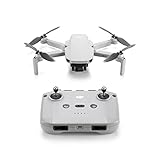 DJI Mini 2 SE, leichte und faltbare -Kameradrohne mit 2.7K Video, intelligenten Modi, 10 km Videoübertragung, 31 min Flugzeit, unter 249 g, einfach zu bedienen, Fotoshooting, Straßenaufnahmen,Grau