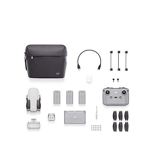 DJI Mini 2 Fly More Combo (EU) + Care Refresh (auto-aktiviert) - 4K Video-Drohne mit Zubehör und inklusive Schutzpaket für ein sorgenfreies Fliegen, 1er Pack