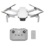 DJI Mini 4K Combo mit 2 Akkus, Drohne mit 4K UHD Kamera für Erwachsene,  249 g, 3-Achsen Gimbal Stabilisierung, 10 km Videoübertragung, autom. Rückkehr, 2 Akkus für 62 min Flugzeit, QuickShots