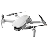 DJI Mini 2, Ultraleichte faltbare Kameradrohne, 3-Achsen-Gimbal mit 4K Kamera, 12 MP, 31 min Flugzeit, OcuSync 2.0 10 km HD-Videoübertragung, QuickShots, Drohne für Einsteiger, Grau