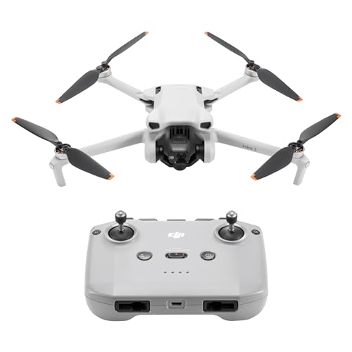 DJI Mini 3 – Leichte und faltbare Mini-Kameradrohne mit 4K HDR-Video, 38 min Flugzeit, echten vertikalen Aufnahmen und intelligenten Funktionen, C0