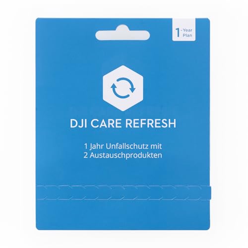 DJI Air 2S - Care Refresh (1 Jahr), Garantie für DJI Air 2S, bis zu Zwei Ersatzgeräte innerhalb von 12 Monaten, Abdeckung von Unfall- und Wasserschäden, innerhalb von 48 Stunden zu aktivieren