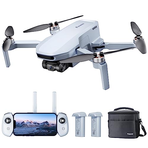 Potensic ATOM SE GPS Drohne mit 4K EIS Kamera, 2 Akkus 62 Min. Flugzeit, unter 249g, C0, 4KM FPV Übertragung, Bürstenloser Motor, Max.16m/s, Follow-Me/autom. Rückkehr, für Anfänger Erwachsene