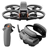 DJI Avata 2 Fly More Combo (1 Akku), FPV-Drohne mit 4K-Kamera, mit Propellerschutz, Flips/Rollen auf Tastendruck, POV Content Kamera-Drohne, inkl. Goggles 3 und RC Motion 3