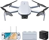 Potensic ATOM GPS Drohne mit 4K Kamera&3-Achsen-Gimbal, C0, Unter 249g, 3 Akkus 96 Min.Flugzeit, 6KM FPV Übertragung, Visuelles Folgen/QuickShots/RTH, 12MP Fotos Kameradrohne für Anfänger Erwachsene