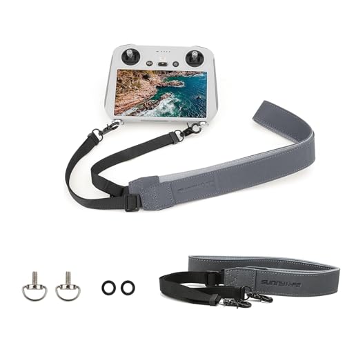 Leather Lanyard für DJI RC/RC 2/ RC Pro/DJI Smart Controller,Verstellbarer PU Gurt für DJI Mini 3/ Mini 3 Pro/Mini 4 Pro/Air 3/ Air 2S/Mavic 3 Classic Controller Zubehör